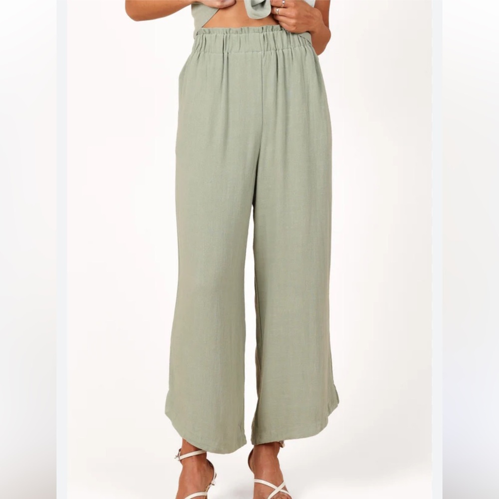 Petal and Pup Eleanor Pants Green Sz Medium
